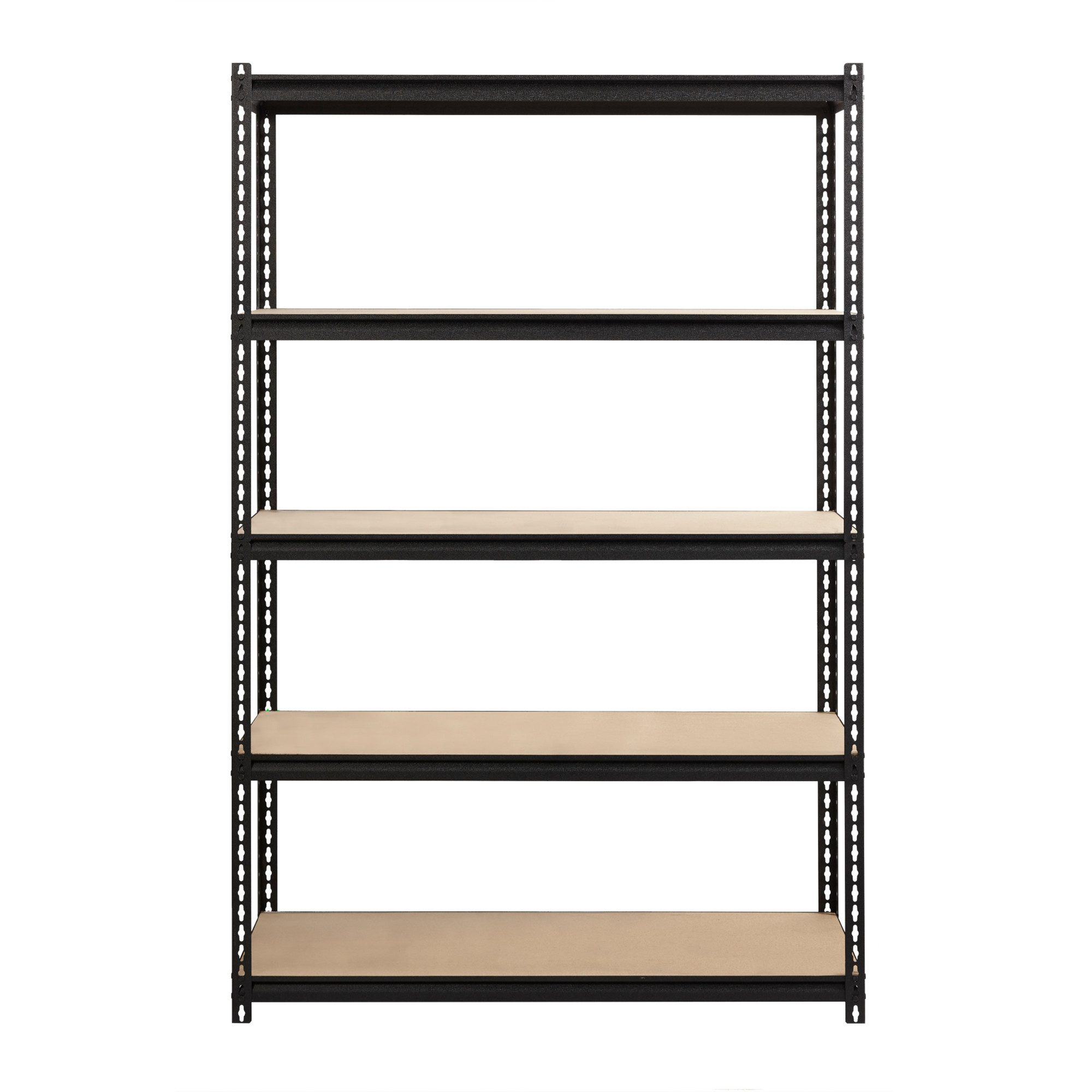 Hirsh Industries, 2300 Riveted Steel Shelving, 5Shelf Unit, Width 48